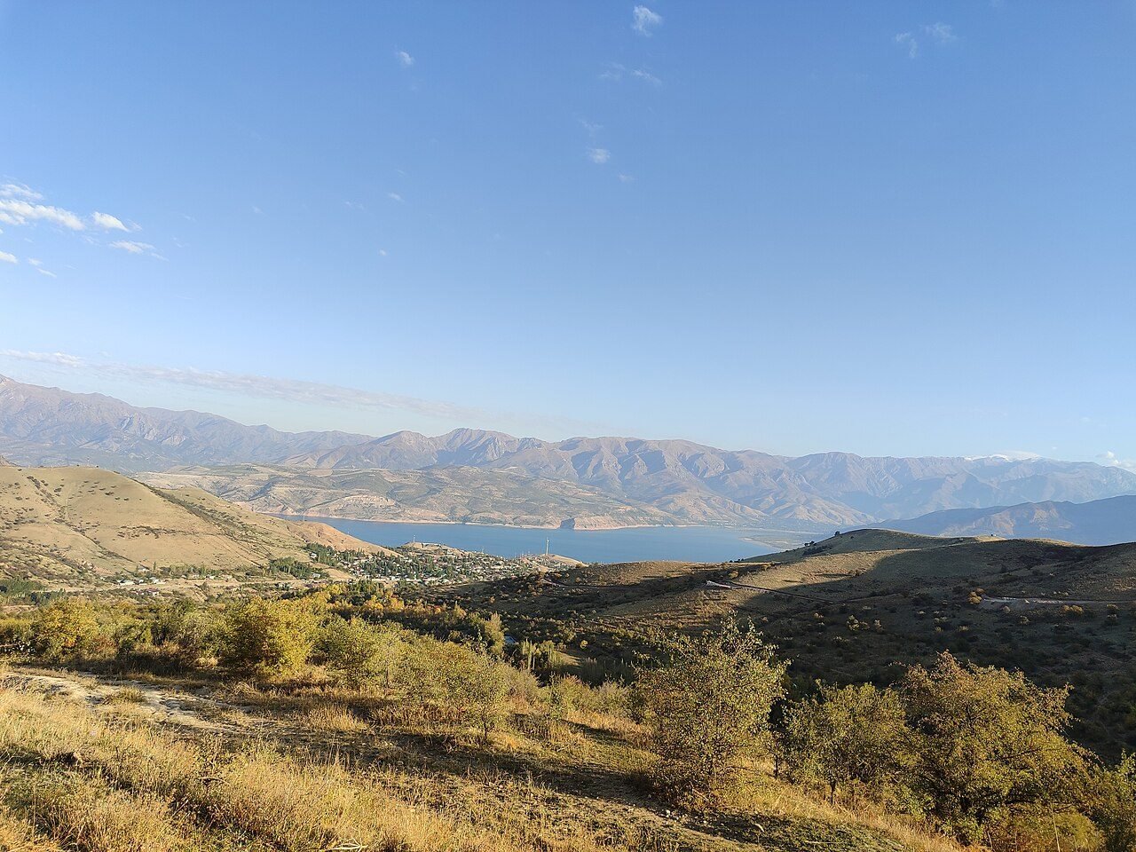 Charvak Reservoir near Amirsoy