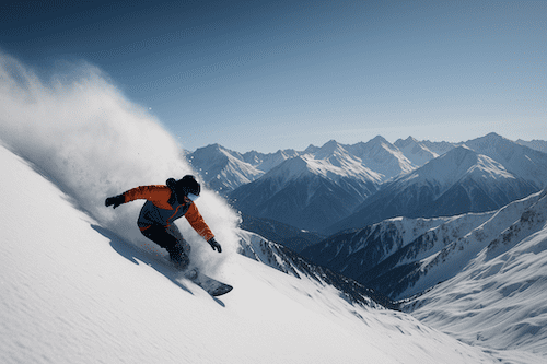 Amirsoy winter ski slopes