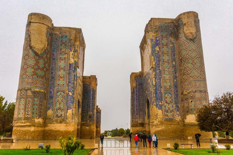 Amir Timur museum context in Shahrisabz