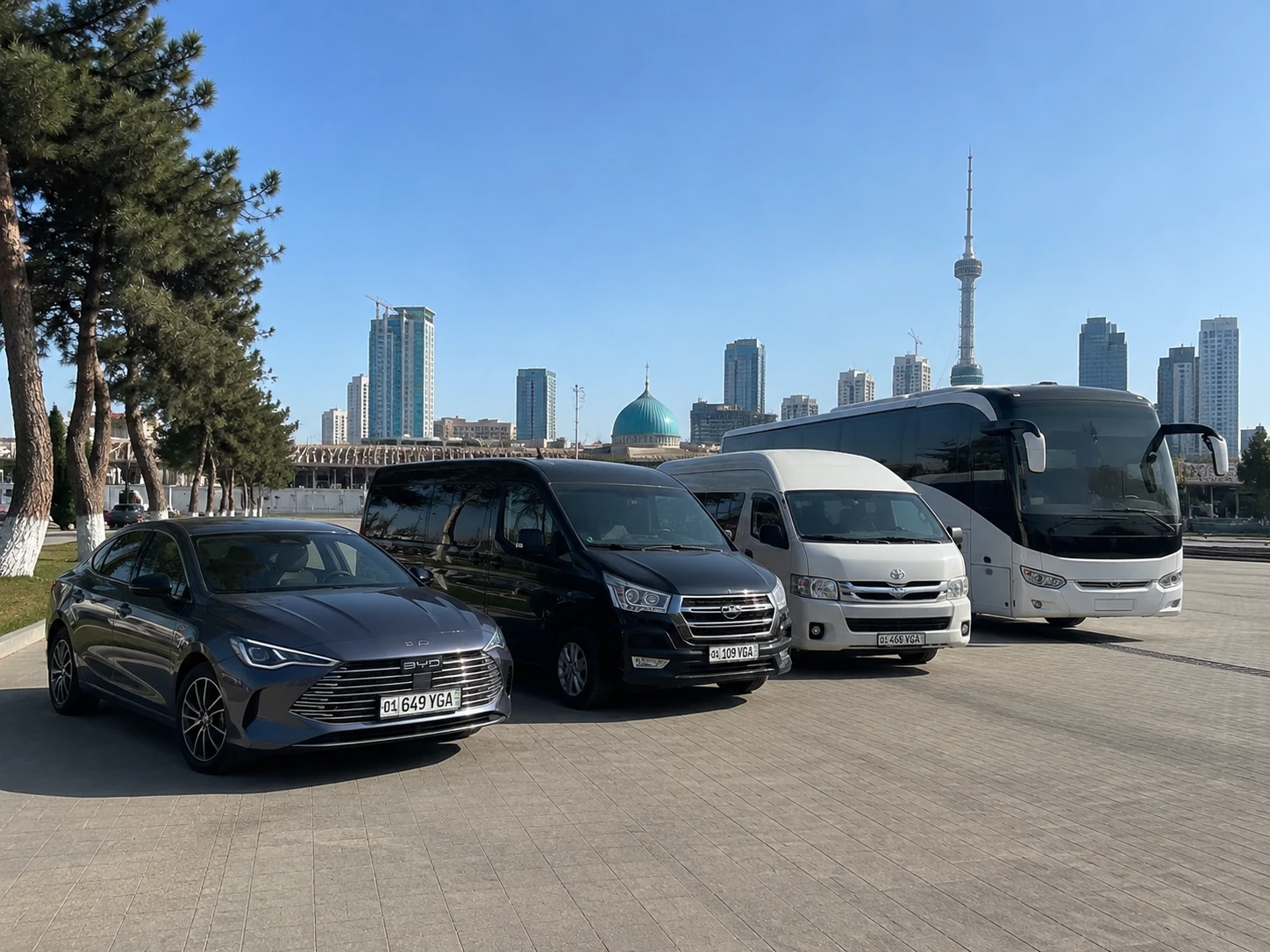 Private transport and high-speed trains across Uzbekistan — Dunya Travel